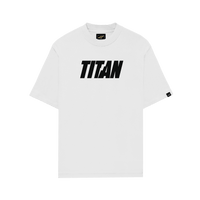 Titan Staples Strike Logo Tee - White