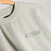 Titan Staples Hoops Strike Logo Tee - Oat