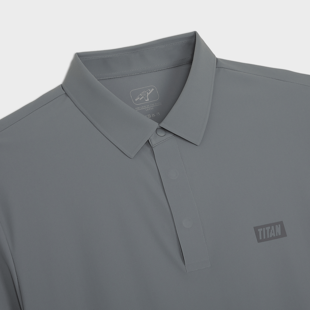 Titan Staples Performance Polo - Grey | Grey