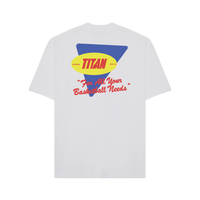 Titan 'For All Your Basketball Needs' Tee - White