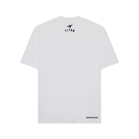 Titan Retro Tee - White