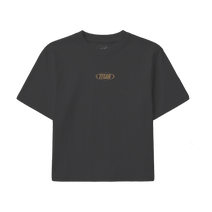 Titan Orbit Women's Boxy Tee - Charcoal