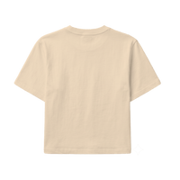 Titan Orbit Women's Boxy Tee - Cream