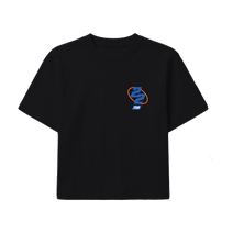Titan 22 For The Love Of The Game Women's Cropped Tee - Black