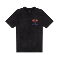 Titan Vintage Washed Radio Hoop Heads Tee - Black