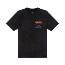 Titan Vintage Washed Radio Hoop Heads Tee - Black