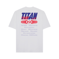 Titan Audio Labs Tracklist Tee - White