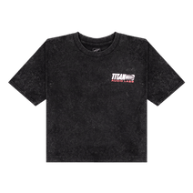 Titan Vintage Washed Titan Audio Labs Women's Tee - Black