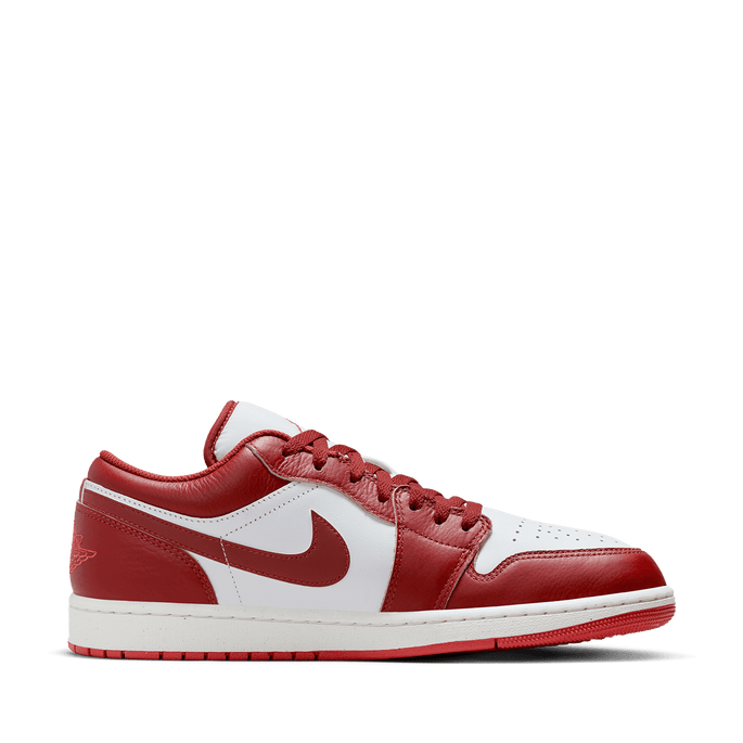 Air Jordan 1 Low SE White and Dune Red TITAN
