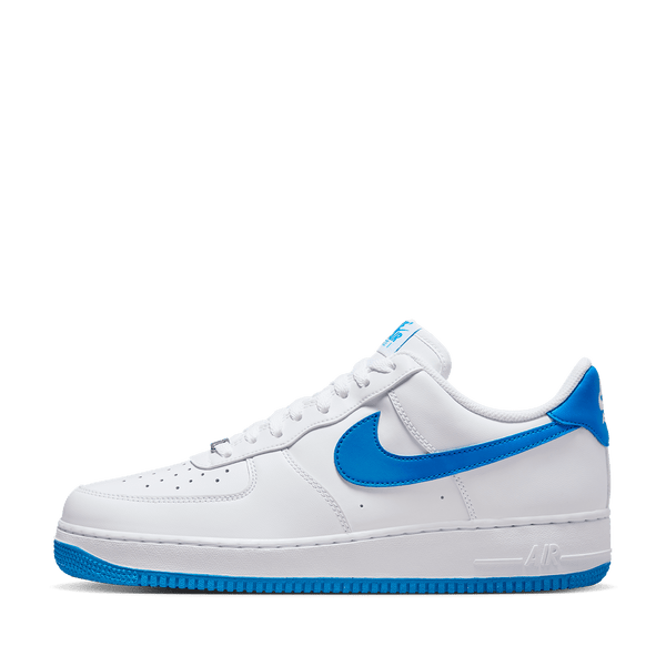 blue & white air force ones