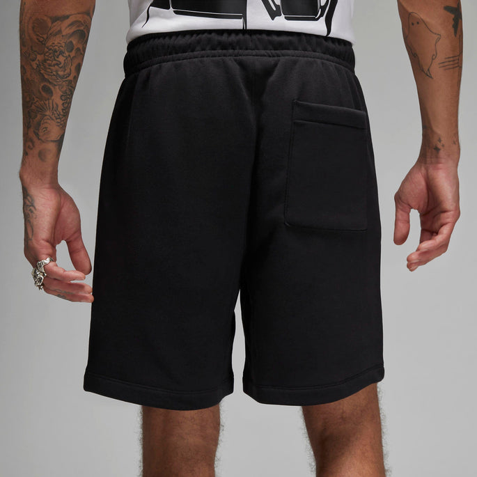 black fleece shorts mens