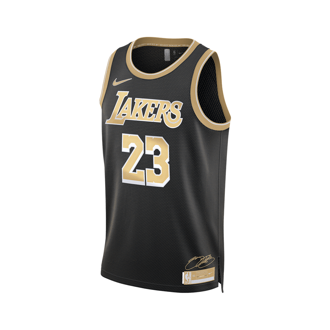 Black lebron lakers jersey swingman online