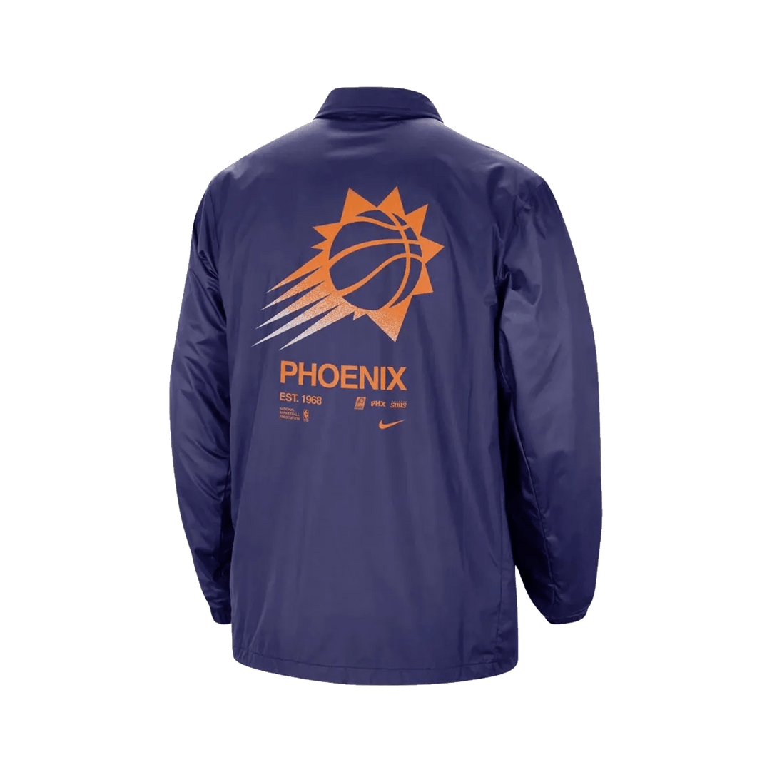 Nike NBA Phoenix Suns Men's Coaches Jacket | Purple