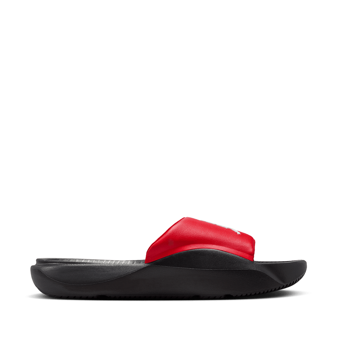 mens red jordan slides