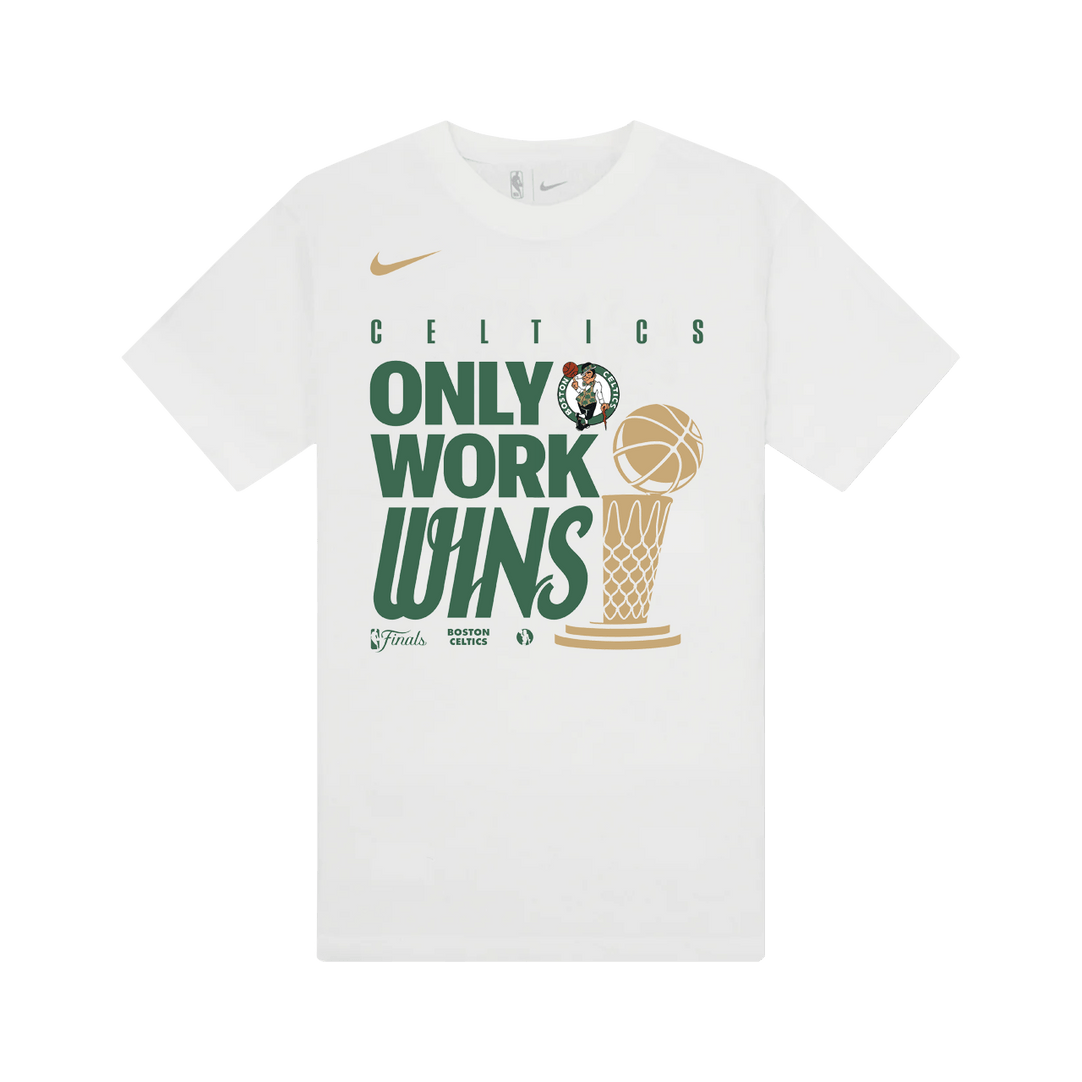 Nike Dry 2024 NBA Champions Boston Celtics Celebration Parade Tee TITAN