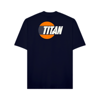 Titan Strike Tee - Navy Blue