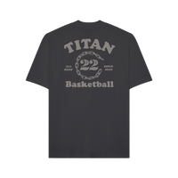 Titan Basketball Chains Tee - Charcoal