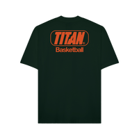 Titan Basketball Tee - Dark Green