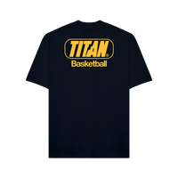 Titan Basketball Tee - Navy Blue