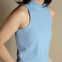 Titan Women's Sleeveless Halter Top - Powder Blue