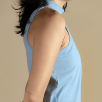 Titan Women's Sleeveless Halter Top - Powder Blue