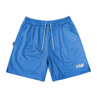 Titan Hoops Strike Logo Performance Shorts - Colony Blue