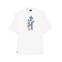 Titan Hoops Talk Play Tee - White