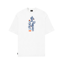 Titan Hoops Talk Play Tee - White