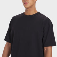 Titan Essential Waffle Tee - Black