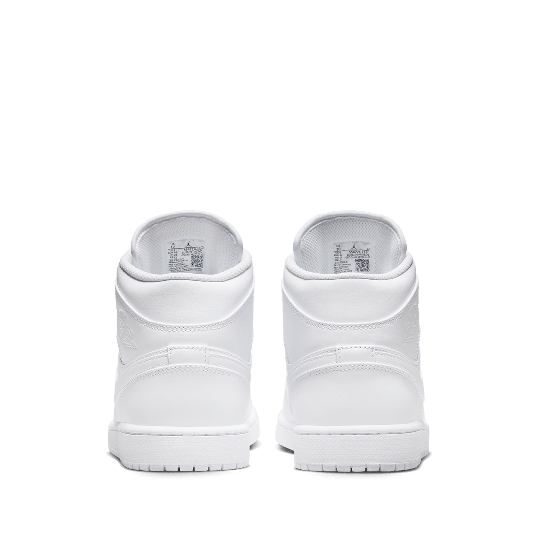 Air Jordan Mid 'Triple White' White