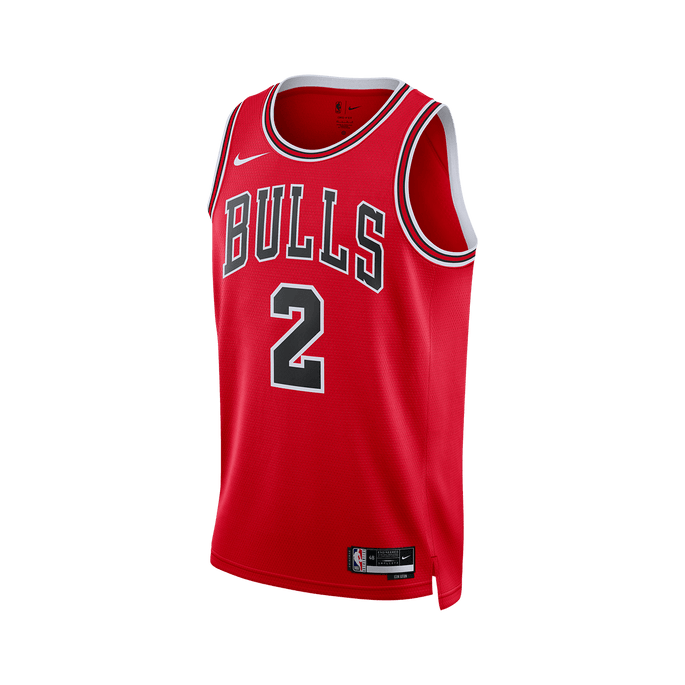 Nike Dri FIT NBA Icon Edition 2022 23 Swingman Jersey Lonzo Ball Chicago Bulls