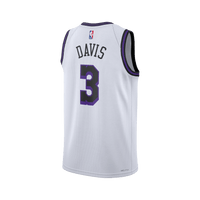Youth Fanatics Branded LeBron James White Los Angeles Lakers 2022/23 Fastbreak Jersey - City Edition