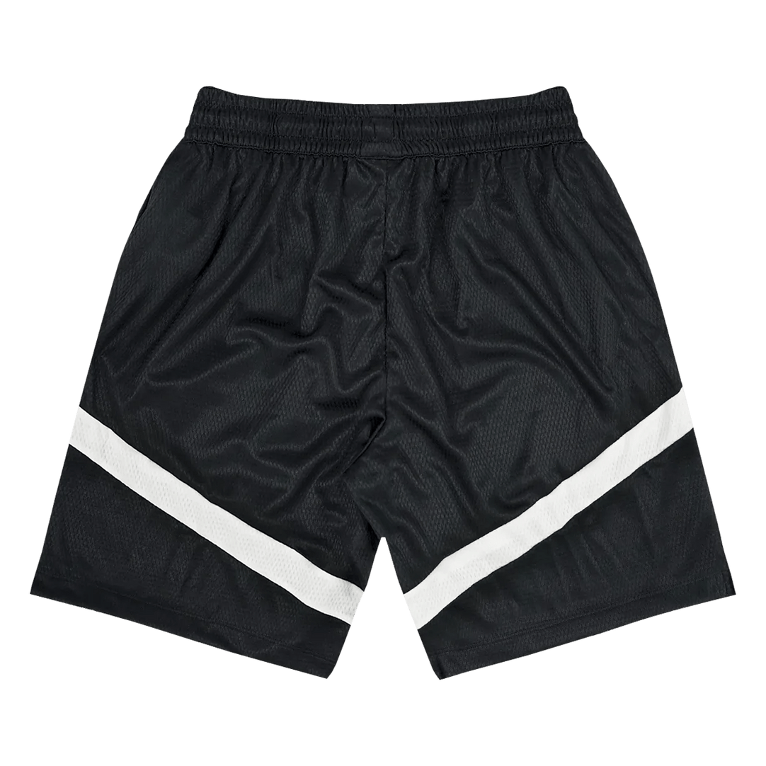 Black and white nike shorts mens hot sale