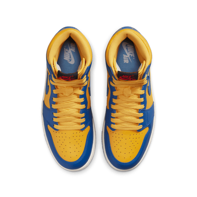 Wmns Air Jordan 1 Retro High OG Game Royal and Varsity Maize TITAN