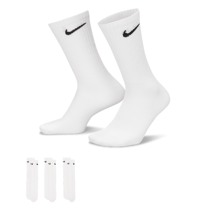 long nike socks black and white